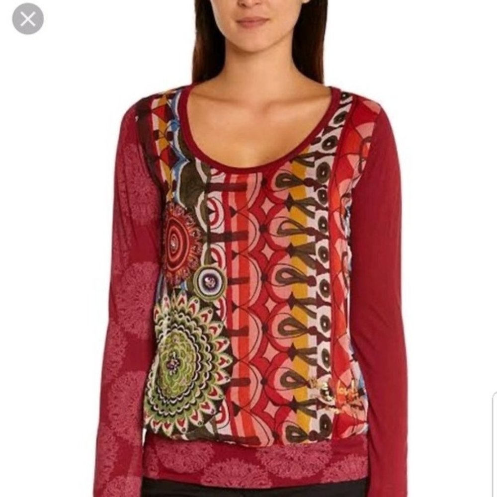 Killstar Gothic Goth Punk Long Sleeve Top -Death Card Choker Harness Mesh Black